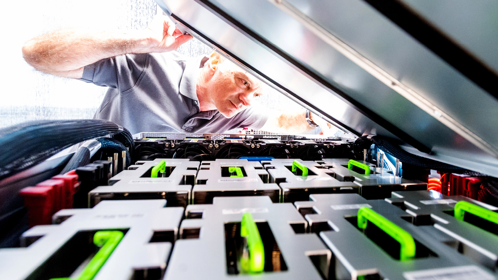 A photo of a host that runs AI workloads